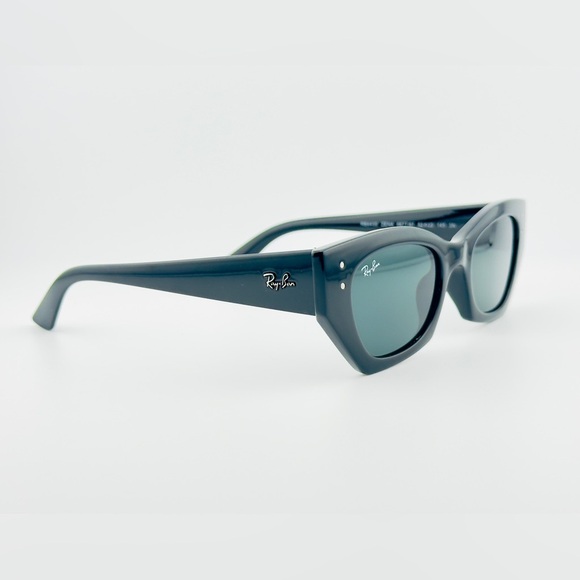 Ray-Ban Zena Bio Based Sunglasses RB4430 Polished black Frame Dark Gray Lenses main image 11